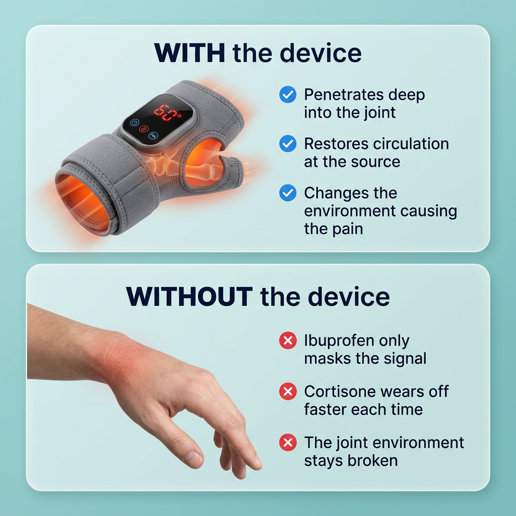 PowerGuard Red-Light Wrist Brace