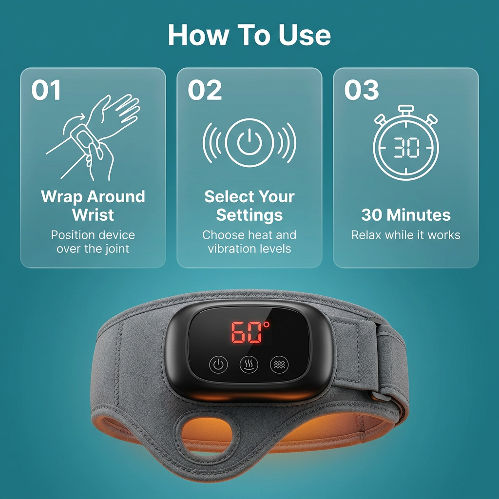 PowerGuard Red-Light Wrist Brace